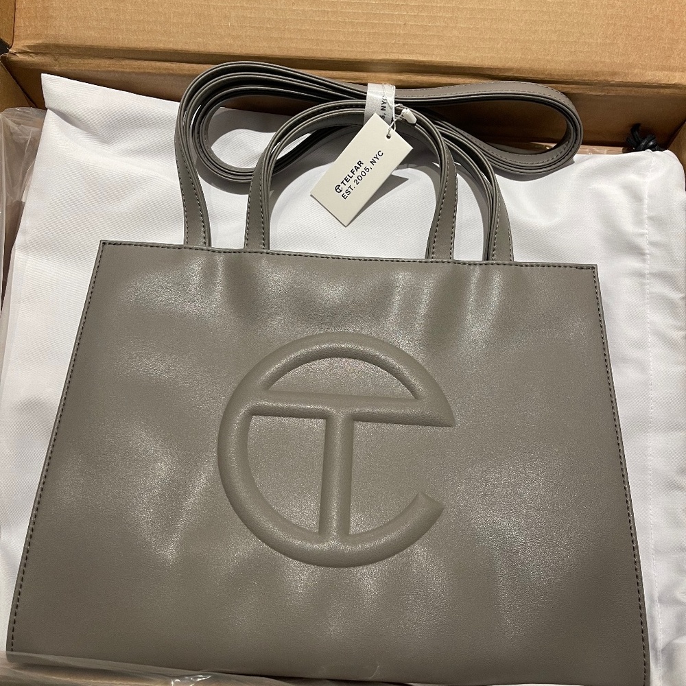 NWT Medium Gray Telfar Bag